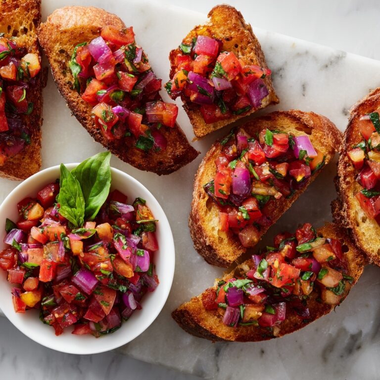 Bright and Fresh Tomato Bruschetta Recipe