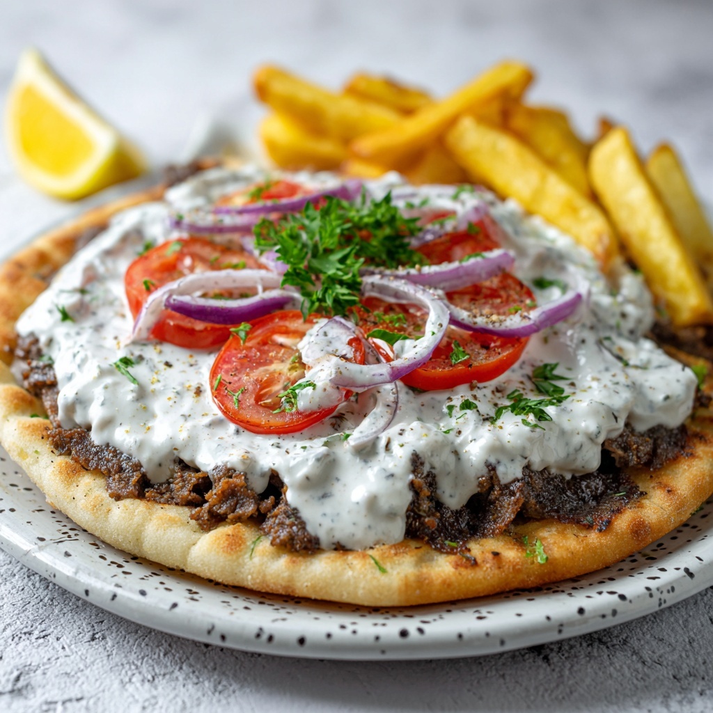 Gyros Smashed Tacos Recipe - Recipe Image