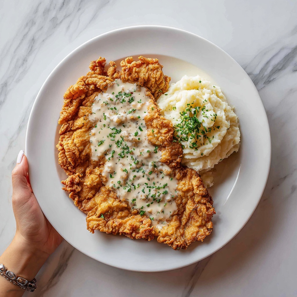 Chicken Fried Steak with Creamy Gravy Recipe - Recipe Image
