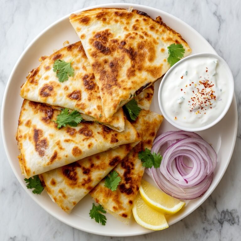 Stuffed Pita (Arayes) with Garlic-Tahini Dip and Pickled Onion Recipe