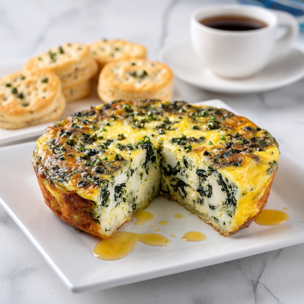 Easy Spinach and Cottage Cheese Breakfast Casserole Recipe - Recipe Image