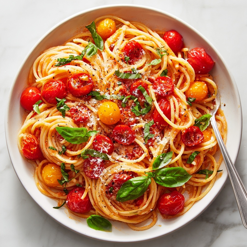 Burst Cherry Tomato Pasta Recipe - Recipe Image