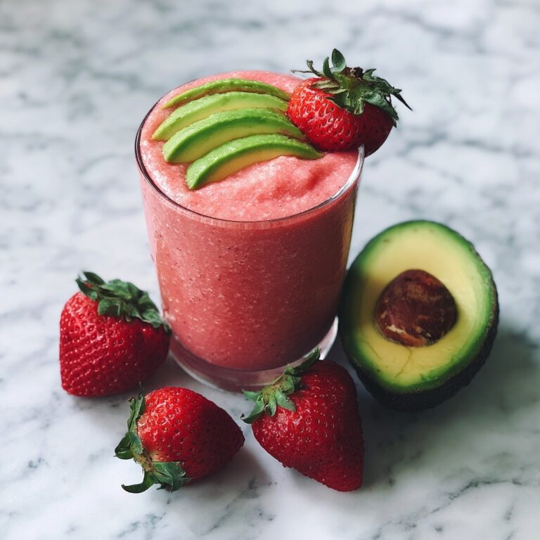 Strawberry Avocado Smoothie Recipe