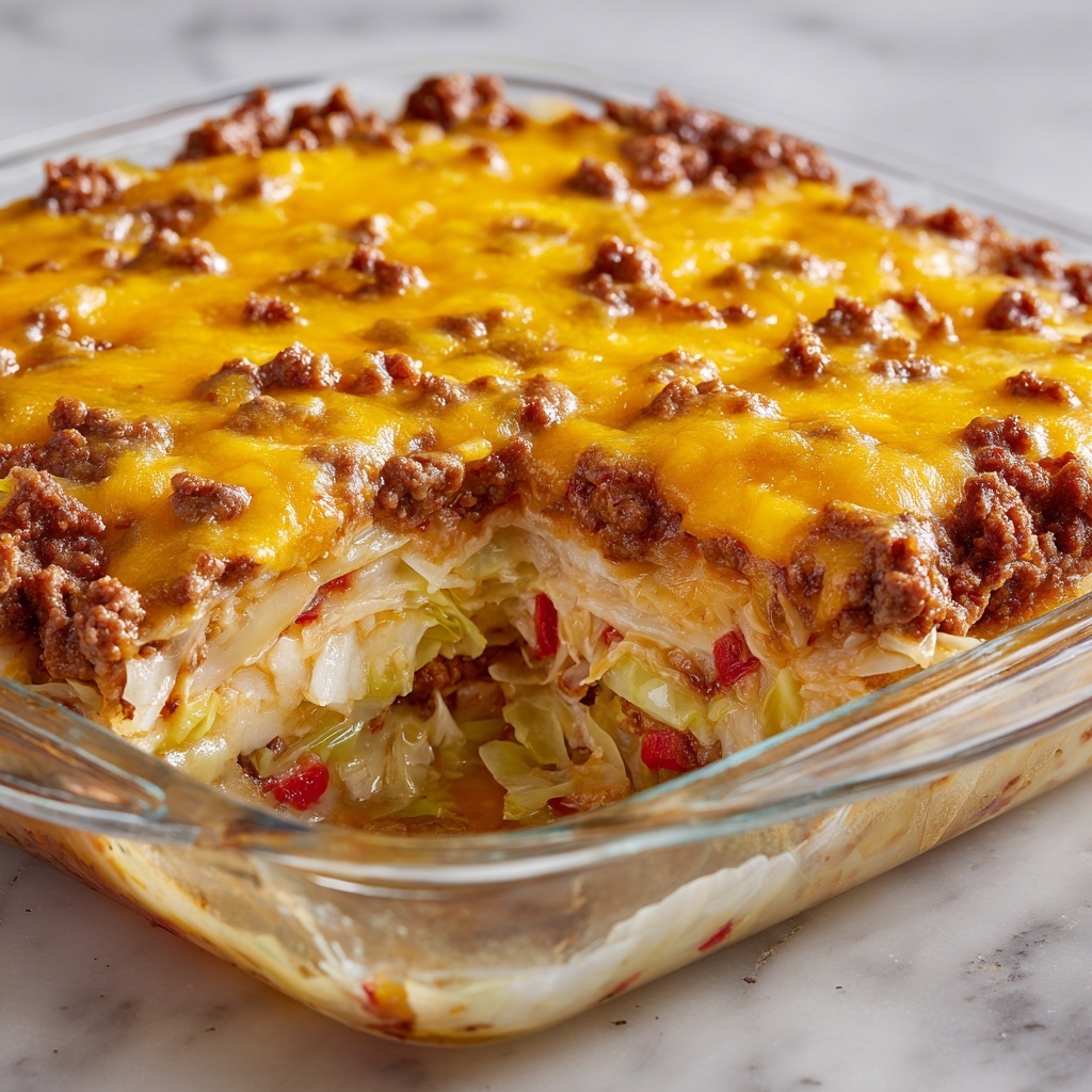Southern Style Cabbage Beef Bake Recipe - Recipe Image