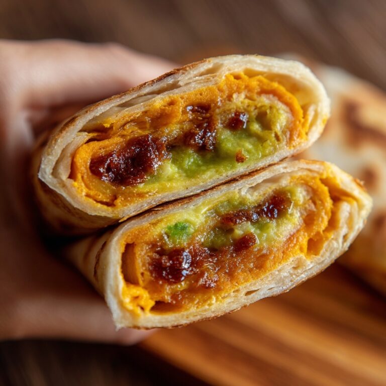 Scallion Pancake with Eggs and Spinach Recipe