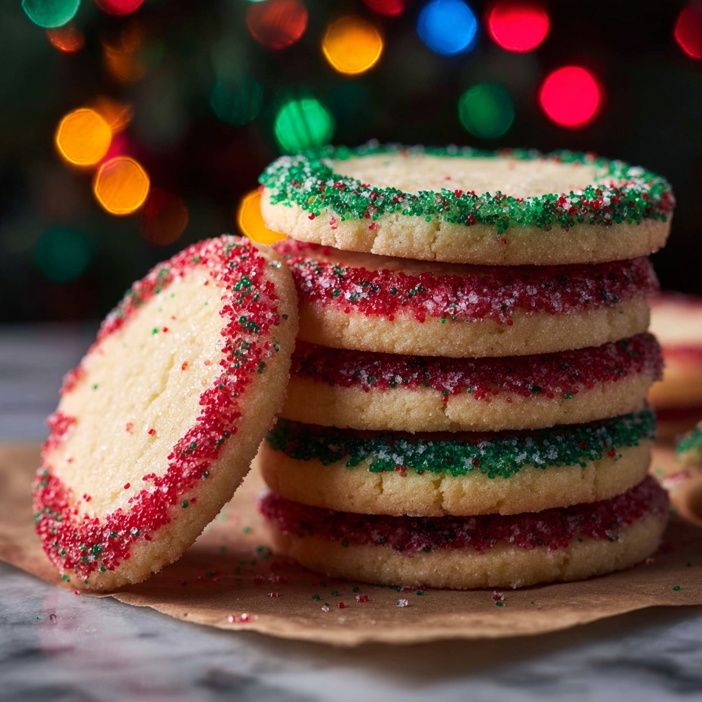 Slice and Bake Sprinkle Cookies Recipe - Recipe Image