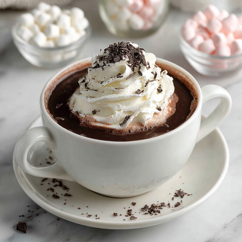 Rich Homemade Hot Chocolate Recipe - Recipe Image