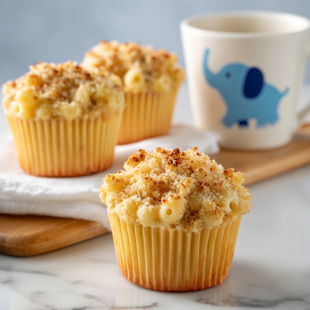 Mac and Cheese Muffins for Baby-Led Weaning Recipe - Recipe Image