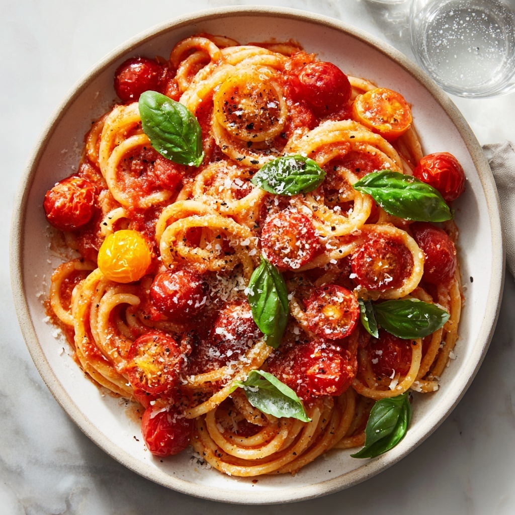 Burst Cherry Tomato Pasta Recipe - Recipe Image