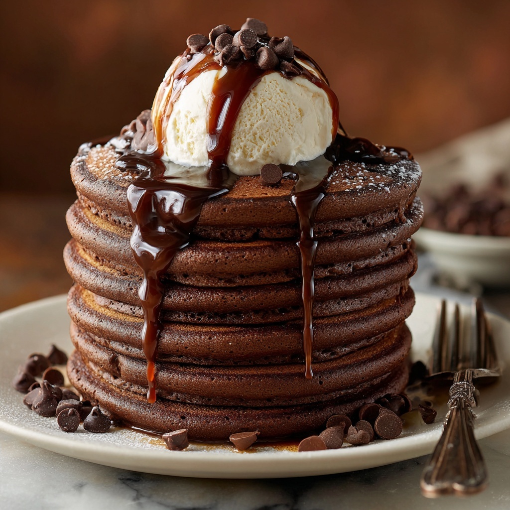 Chocolate Protein Pancakes Recipe - Recipe Image
