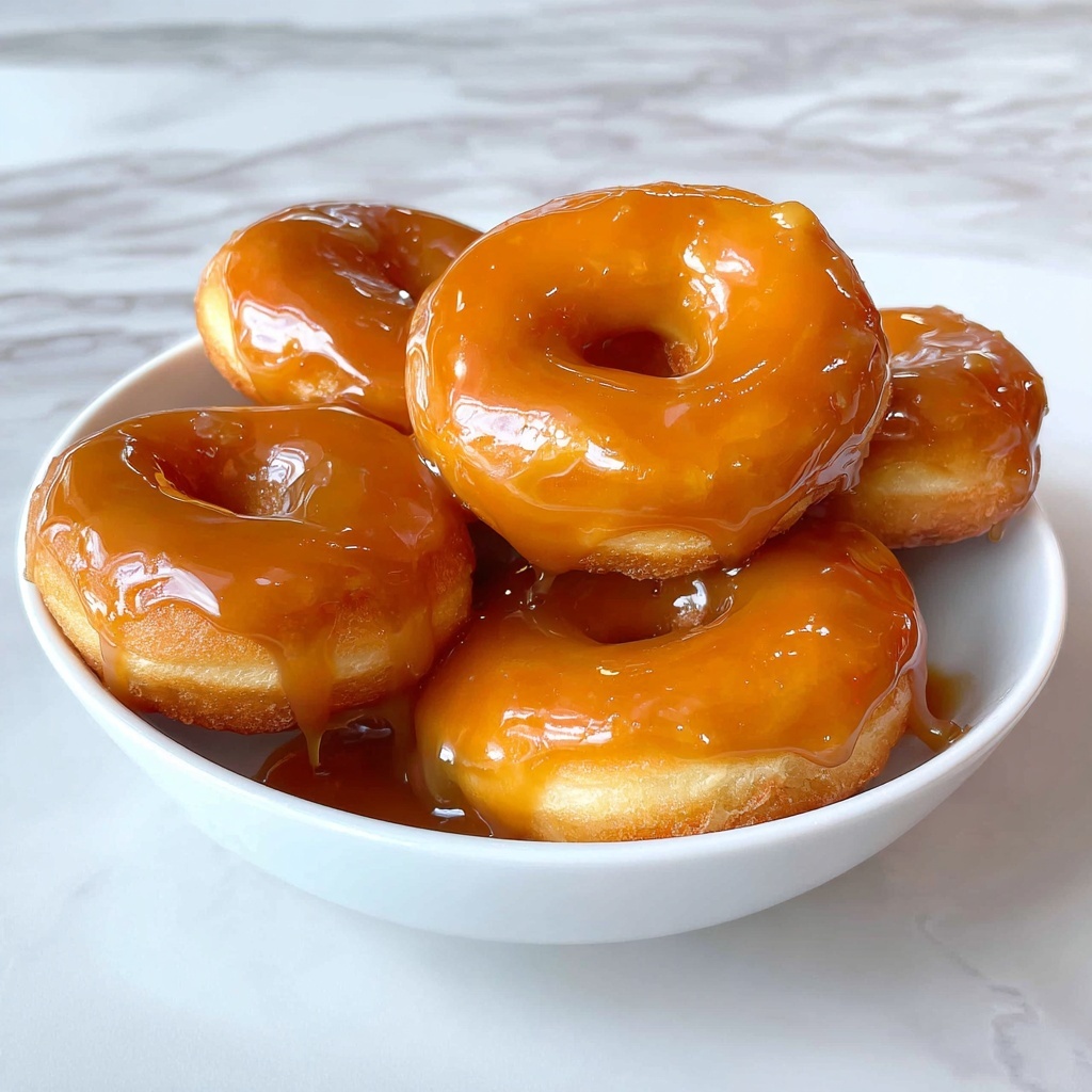 Canned Biscuit Glazed Doughnuts Recipe - Recipe Image