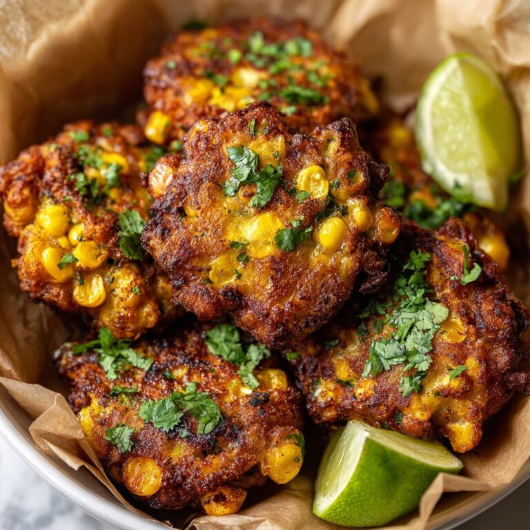 Mexican Street Corn Fritters Recipe