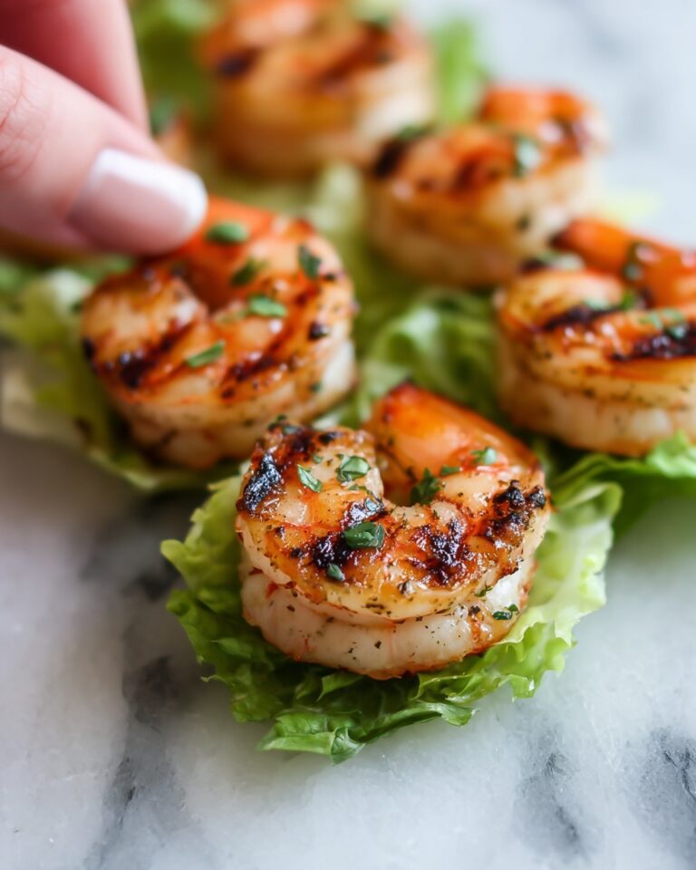 Grilled Shrimp Tostadas with Creamy Avocado Sauce Recipe