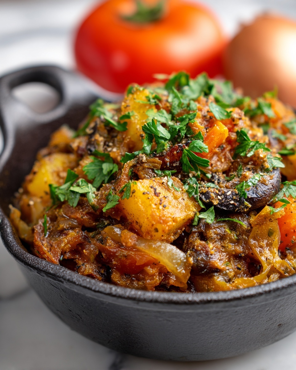 Wholesome Vegetable Stew: Flavorful Summer Delight Recipe - Recipe Image