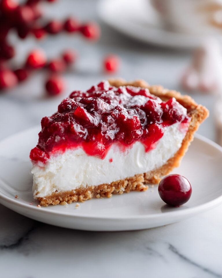 Cranberry Cheesecake Pie Recipe