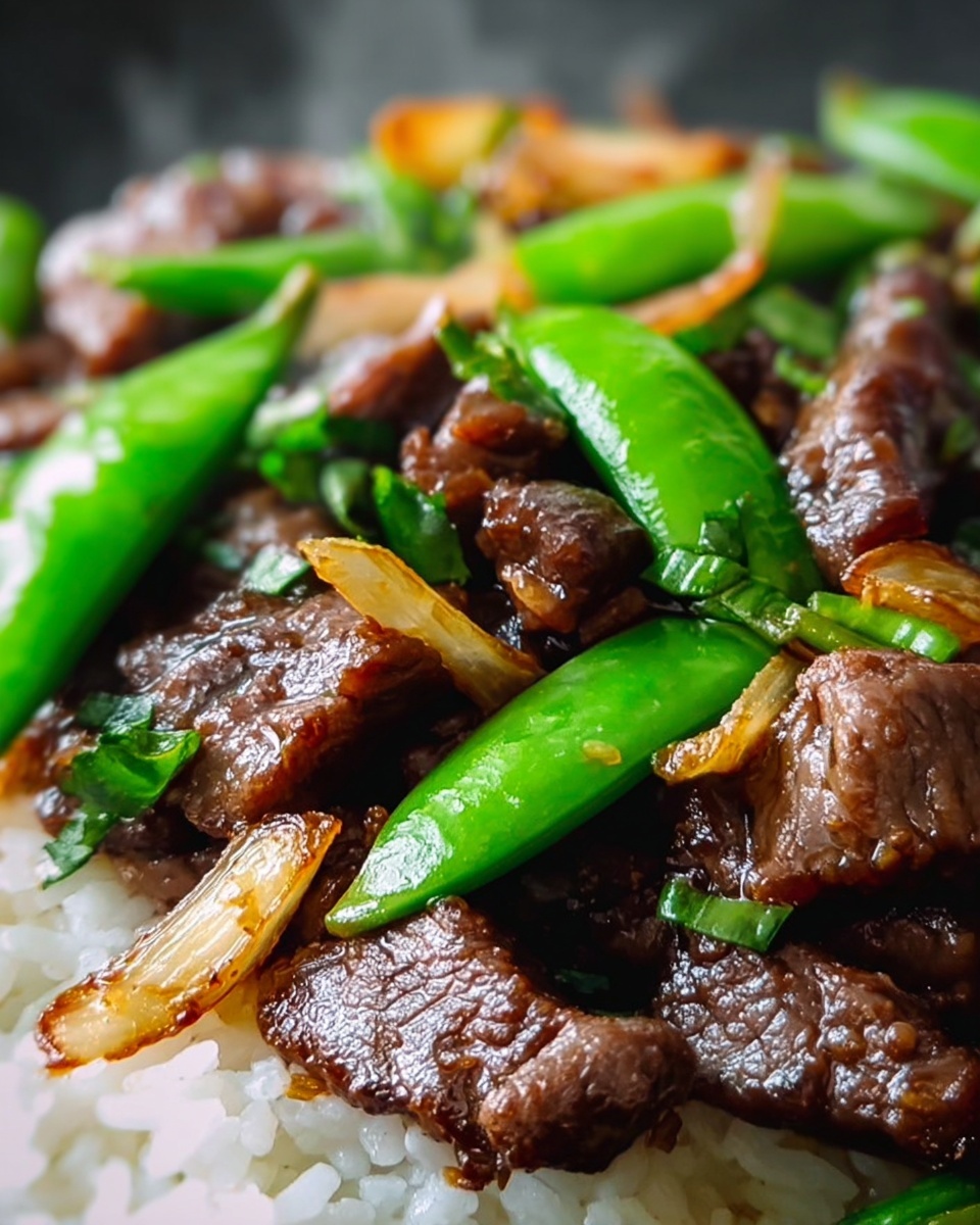Asian Beef with Mushrooms and Snow Peas: An Amazing Ultimate Stir-Fry Recipe - Recipe Image