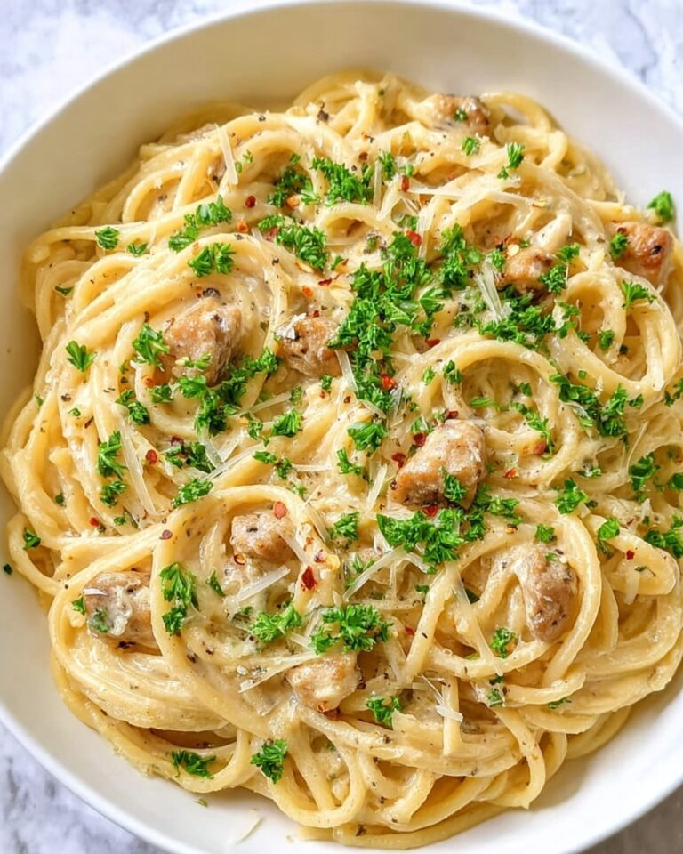 One Pot Creamy Garlic Pasta Recipe
