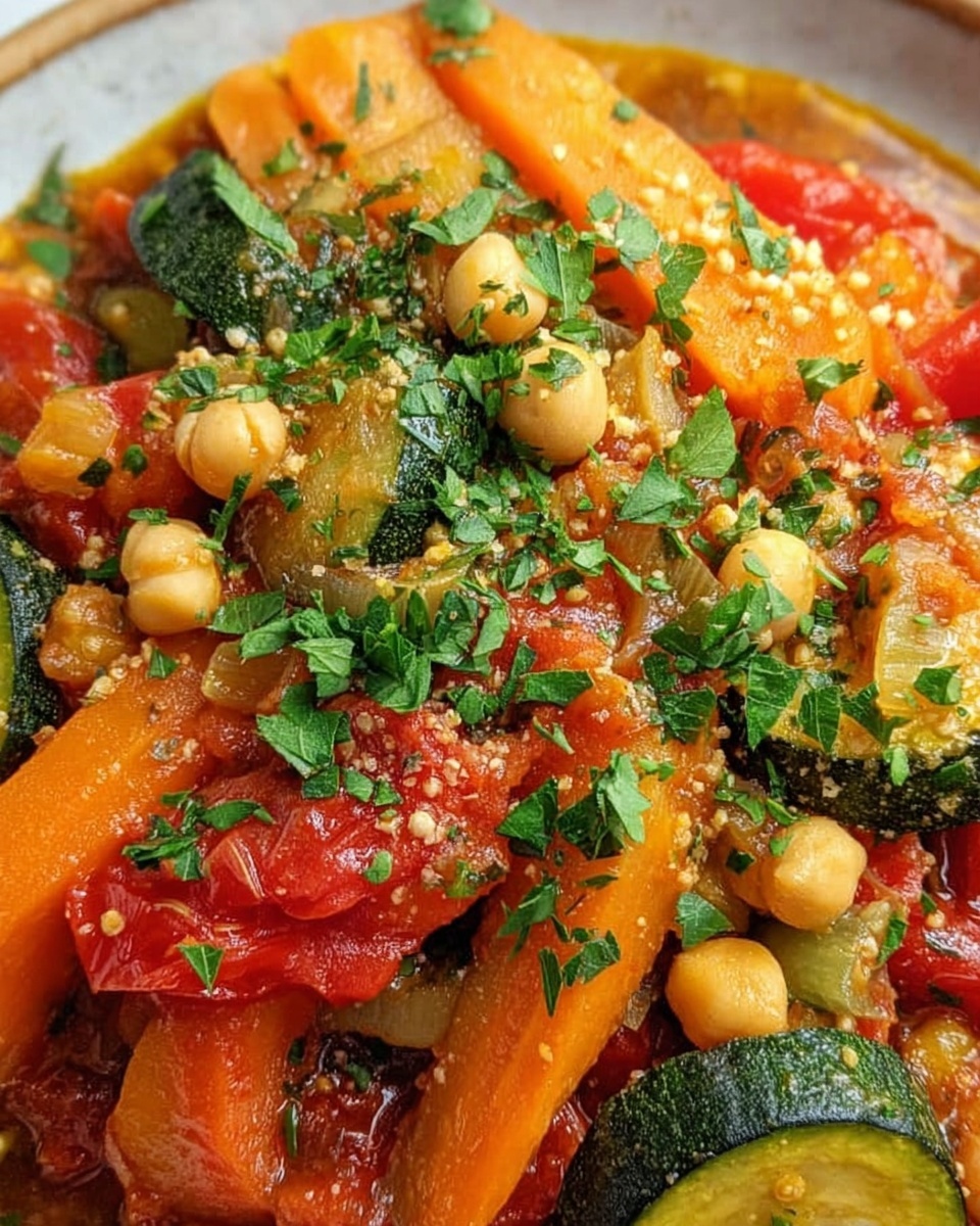 Hearty Mediterranean Vegetarian Stew Recipe - Recipe Image
