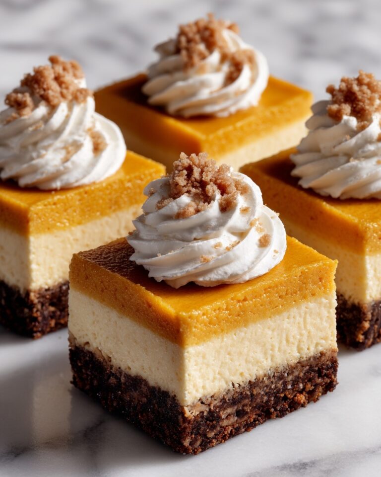No Bake Pumpkin Cheesecake Bars Recipe