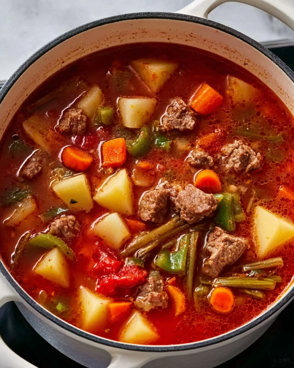 Vegetable Beef Soup Recipe - Recipe Image