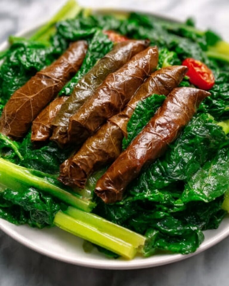 Fried Dace with Stir-Fried Greens Recipe