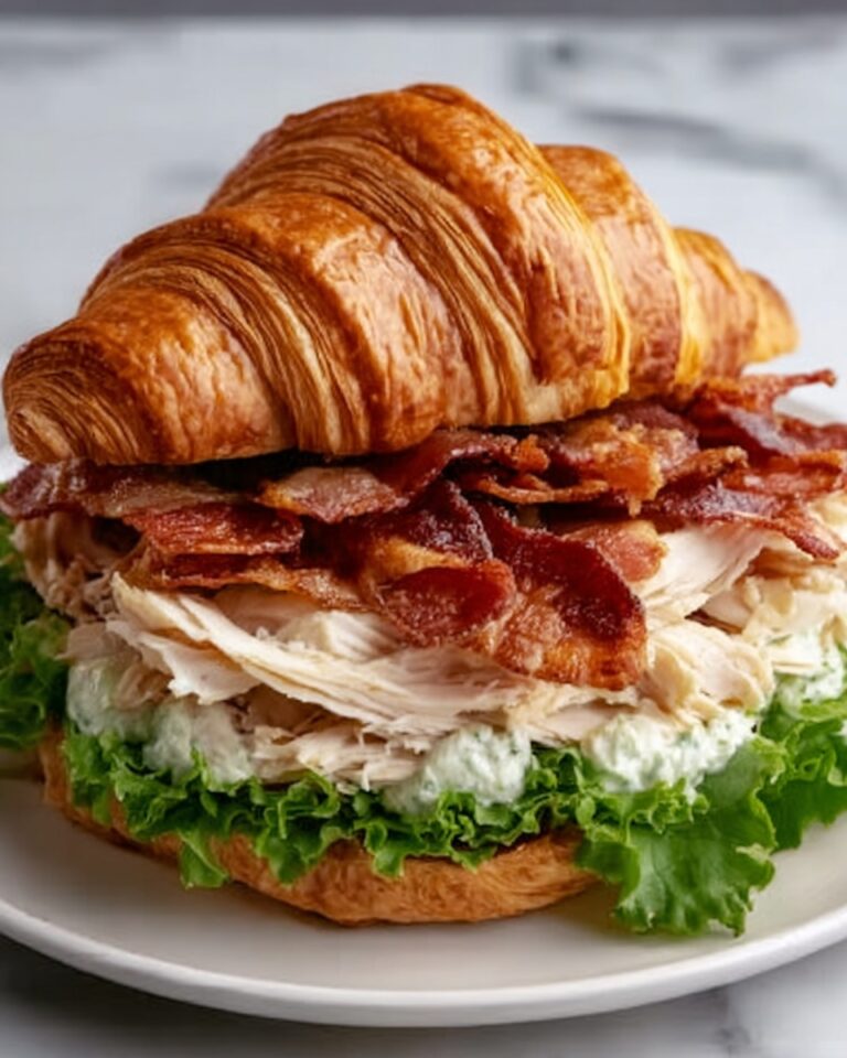 Chicken Caesar Croissant Sandwich Recipe