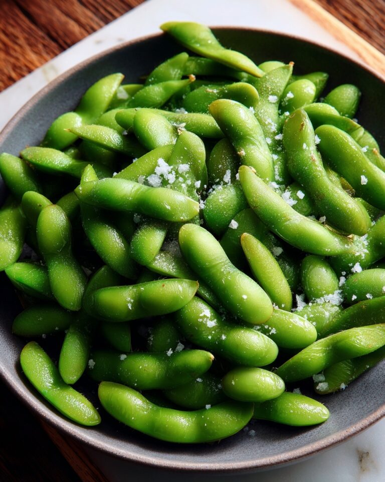 Edamame with Sea Salt and Lemon Recipe