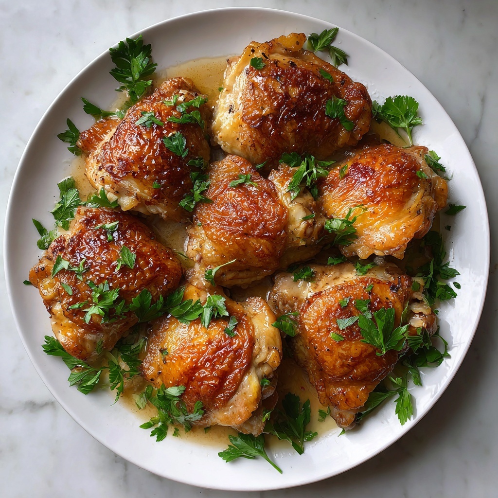 Honey Mustard Curry-Infused Chicken Thighs Recipe - Recipe Image