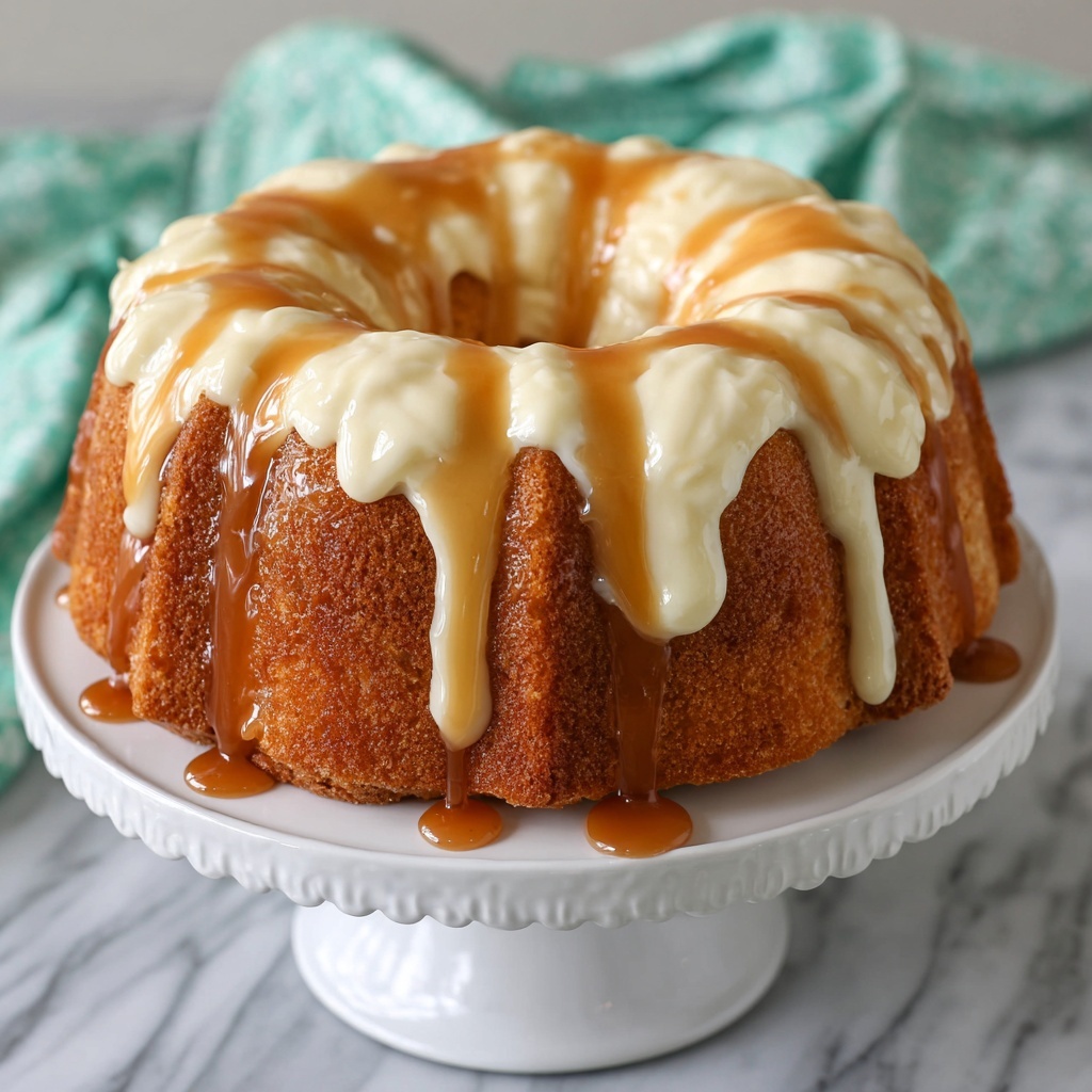 Peach Cobbler Pound Cake Recipe - Recipe Image