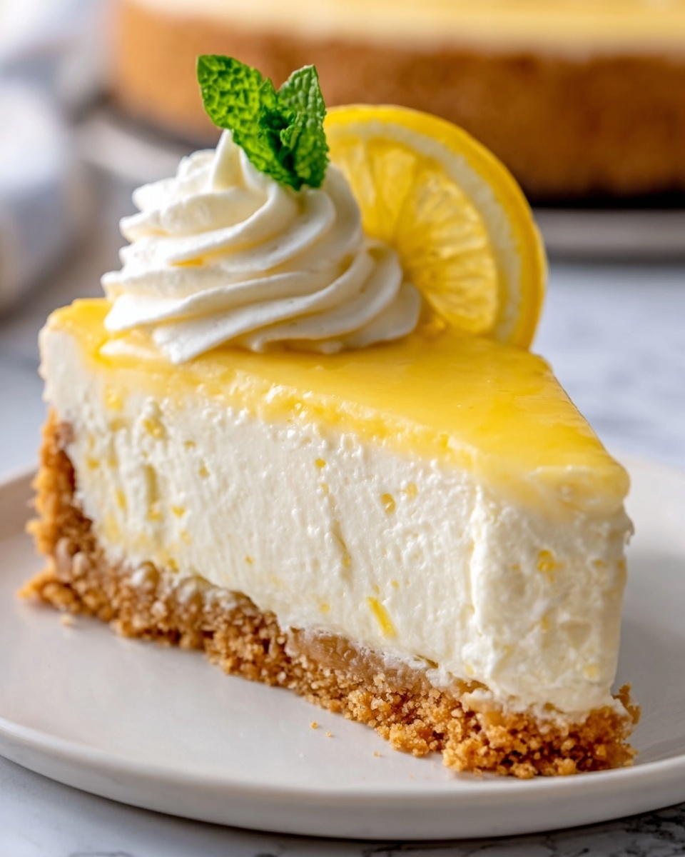 Luscious Lemon Cheesecake Recipe - Recipe Image