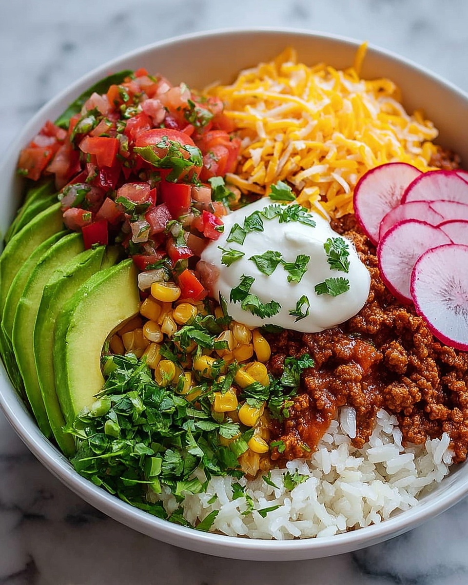 Taco Rice Bowl Recipe - Recipe Image