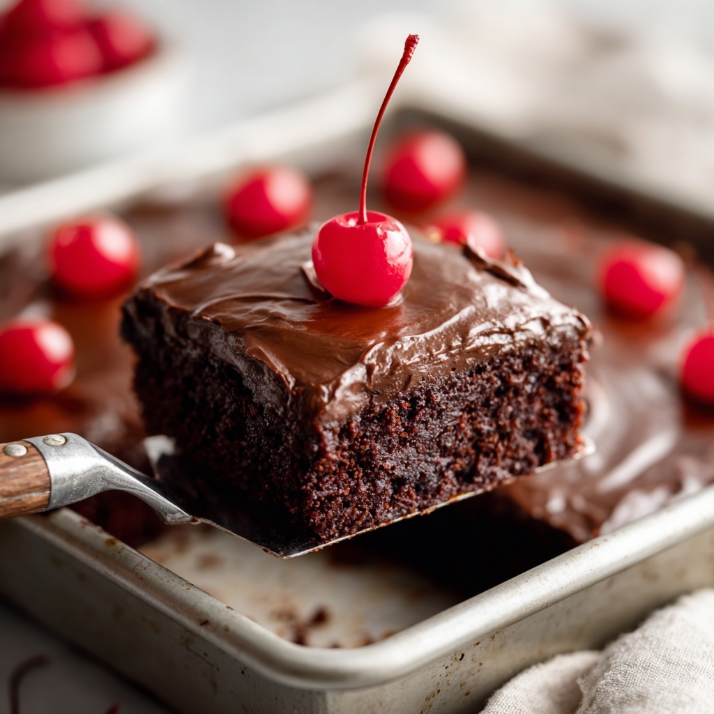 Dr Pepper Cherry Cake Recipe - Recipe Image