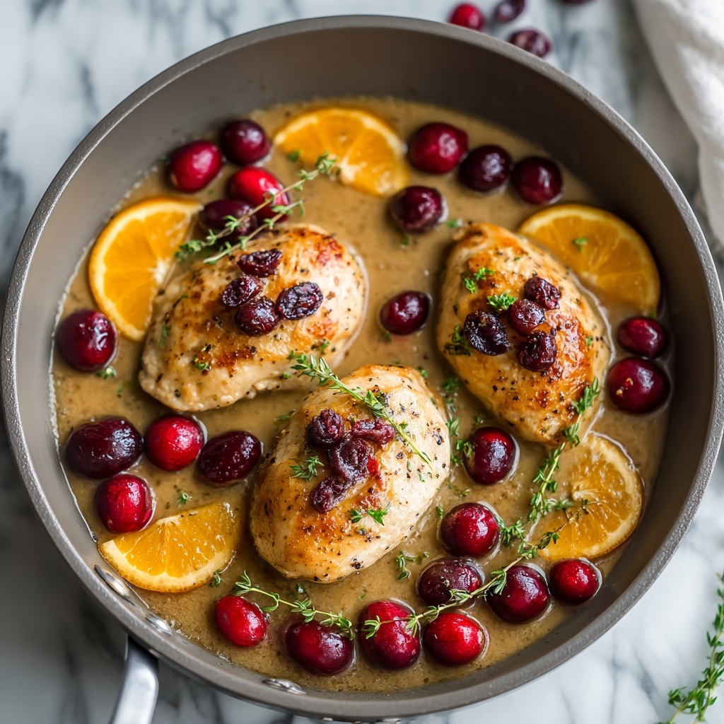 Cranberry Orange Chicken Recipe - Recipe Image