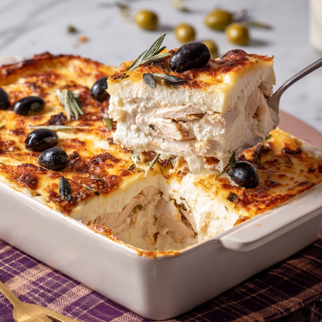 Hearty Chicken Cobbler with Fresh Herbs and Cheesy Biscuit Topping Recipe - Recipe Image