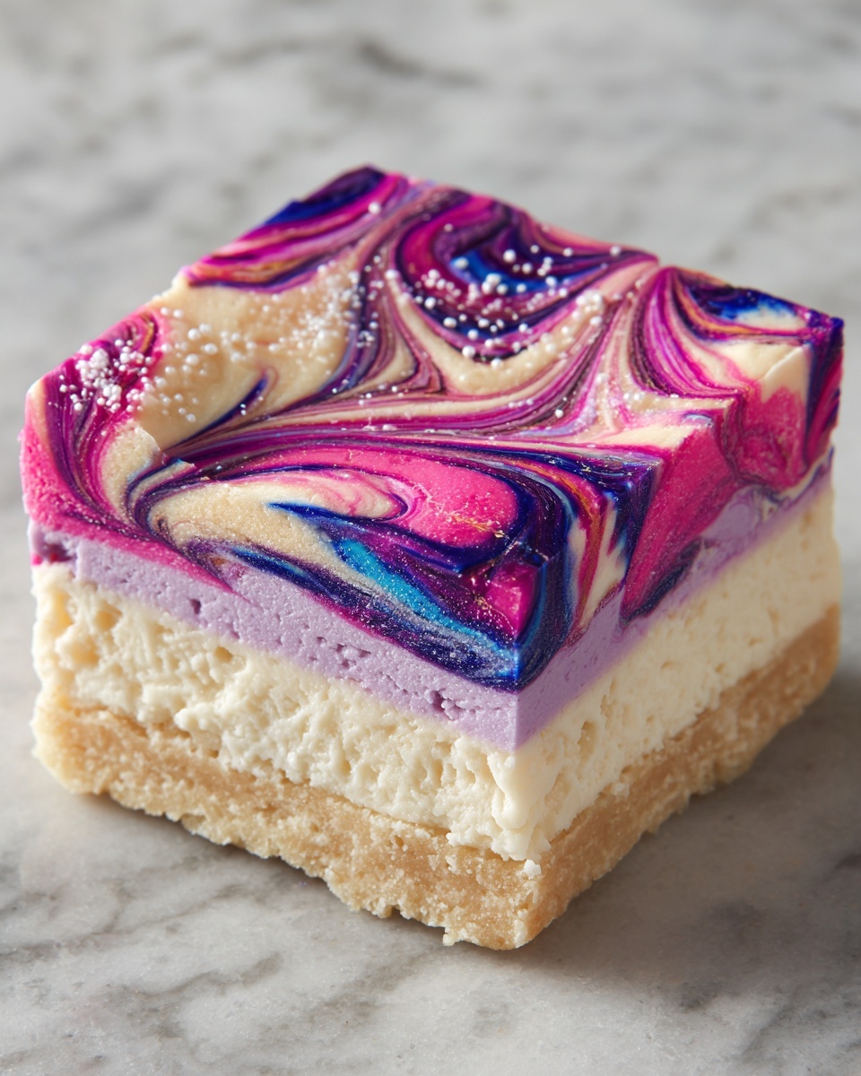 Galaxy Swirl Cotton Candy Fudge Recipe - Recipe Image