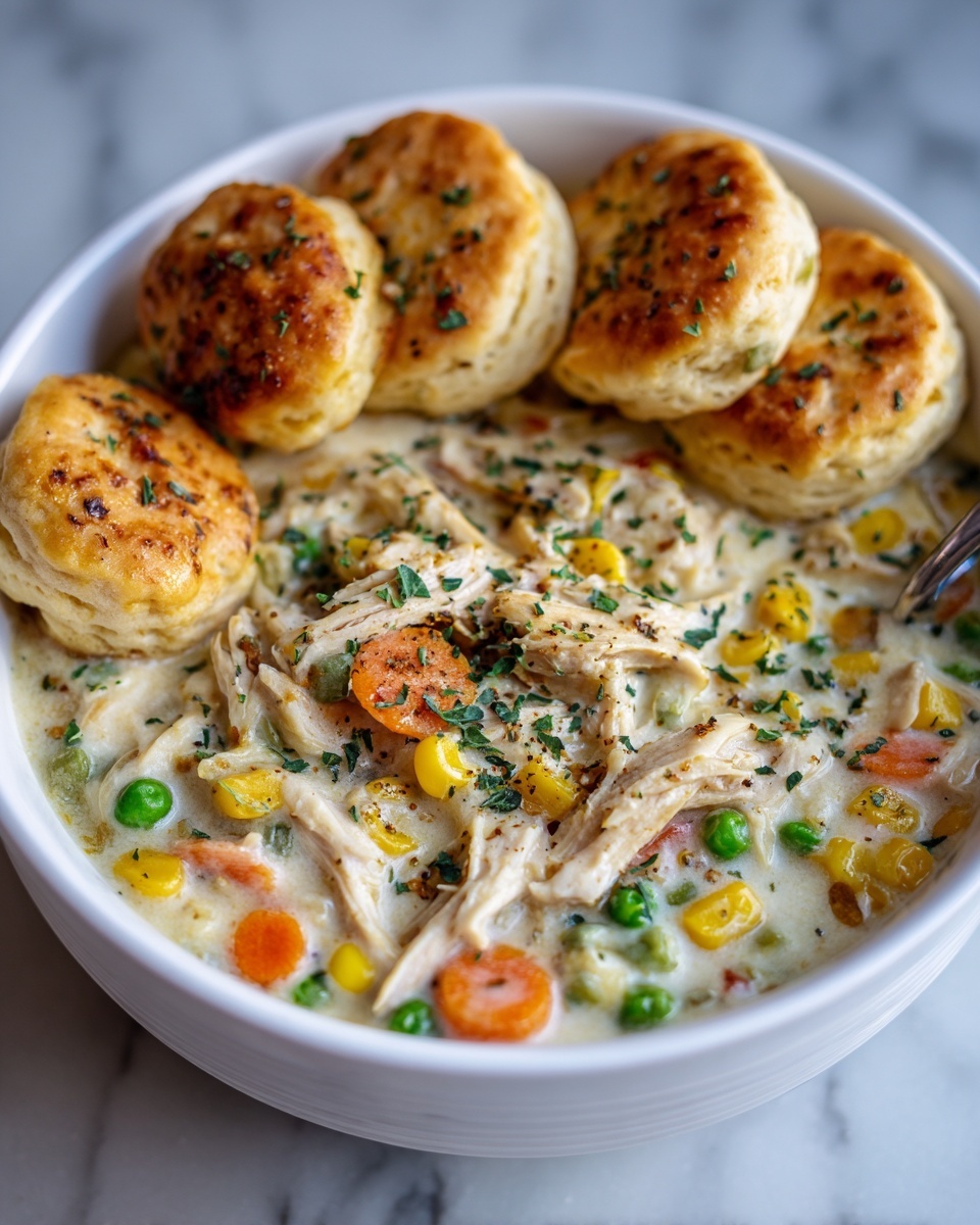 Easy Slow Cooker Chicken Pot Pie Recipe - Recipe Image