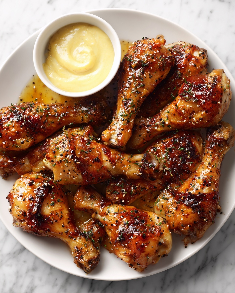 Honey Lemon Pepper Wings Recipe - Recipe Image