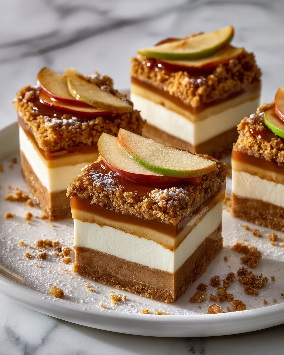 Salted Caramel Apple Bars Recipe - Recipe Image