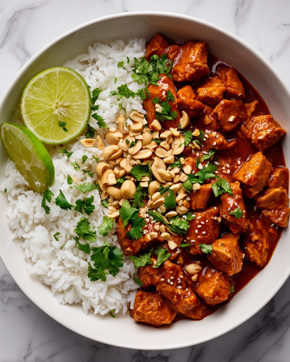 Thai Peanut Chicken Recipe - Recipe Image