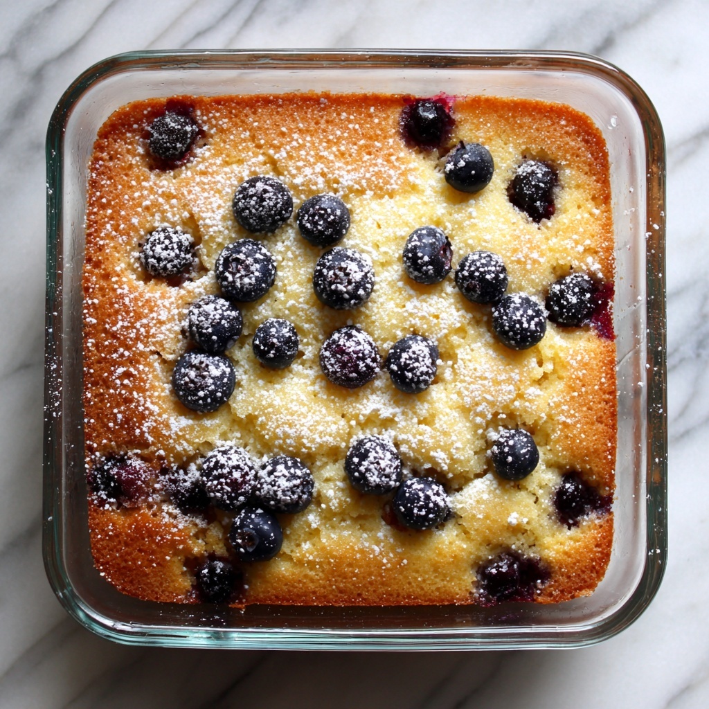 Lemon Blueberry Buttermilk Breakfast Cake Recipe - Recipe Image